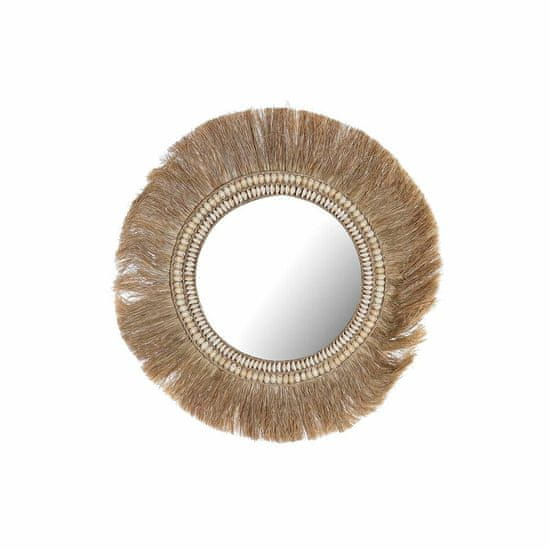 DKD Home Decor Stensko ogledalo DKD Home Decor Crystal Natural Juta (60 x 2 x 60 cm)