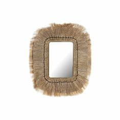 DKD Home Decor Stensko ogledalo DKD Home Decor Crystal Natural Juta (50 x 2 x 60 cm)