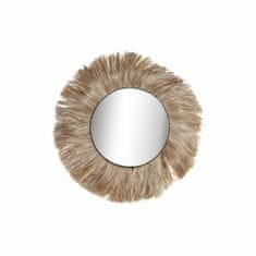 DKD Home Decor Stensko ogledalo DKD Home Decor Crystal Natural Juta (64 x 3 x 64 cm)