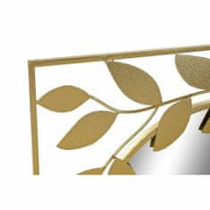 DKD Home Decor Stensko ogledalo DKD Home Decor Zrcalo Golden Metal Laurel (120 x 2,5 x 120 cm)