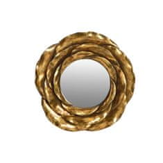 DKD Home Decor Stensko ogledalo DKD Home Decor Zrcalo Golden Resin (41 x 5 x 41 cm)