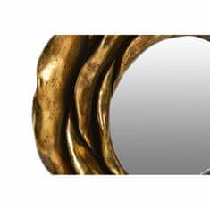 DKD Home Decor Stensko ogledalo DKD Home Decor Zrcalo Golden Resin (41 x 5 x 41 cm)