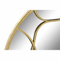 DKD Home Decor Stensko ogledalo DKD Home Decor 80 x 2,5 x 80 cm Golden Metal Wood Arab