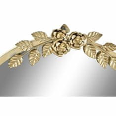 DKD Home Decor Stensko ogledalo DKD Home Decor Golden Metal Flowers (60 x 4 x 66 cm)