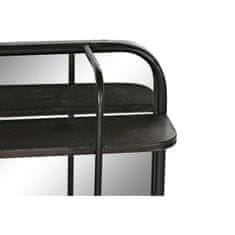 DKD Home Decor Stensko ogledalo DKD Home Decor Black Metal (80 x 12 x 50 cm)