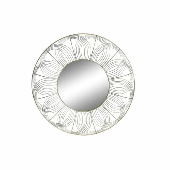 DKD Home Decor Stensko ogledalo DKD Home Decor Golden Metal (60 x 4 x 60 cm)