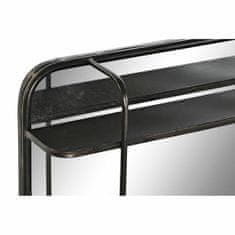 DKD Home Decor Stensko ogledalo DKD Home Decor Black Metal (80 x 12 x 50 cm)