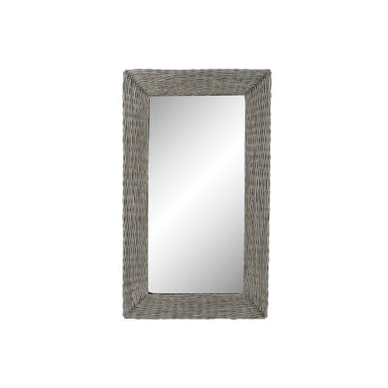 DKD Home Decor Stensko ogledalo DKD Home Decor Mirror Grey wicker Cottage (87 x 4 x 147 cm)