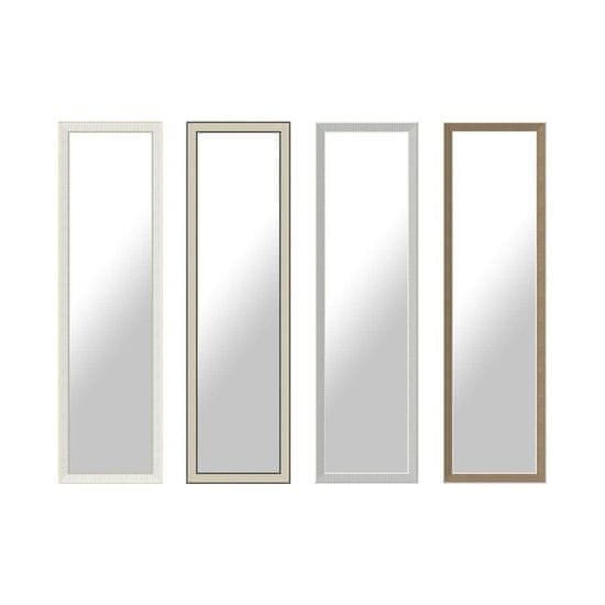 DKD Home Decor Stensko ogledalo DKD Home Decor 35 x 2 x 125 cm Kristalno sivo rjavo belo polistiren (4 kosi)
