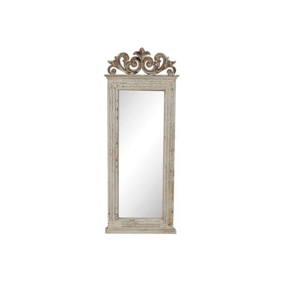 DKD Home Decor Stensko ogledalo DKD Home Decor Wood White Traditional (47 x 6,5 x 119 cm)