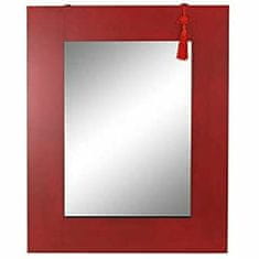 DKD Home Decor Stensko ogledalo DKD Home Decor Ogledalo Fir Red Black MDF (70 x 2 x 90 cm)