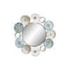 Stensko ogledalo DKD Home Decor Golden Metal Mint (50 x 5 x 51 cm)