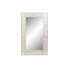 DKD Home Decor Stensko ogledalo DKD Home Decor White Mango wood Rhombus (154 x 4 x 92 cm)