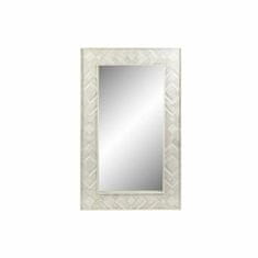 DKD Home Decor Stensko ogledalo DKD Home Decor White Mango wood Rhombus (154 x 4 x 92 cm)