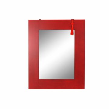 DKD Home Decor Stensko ogledalo DKD Home Decor Ogledalo Fir Red Black MDF (70 x 2 x 90 cm)