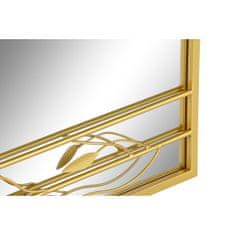 DKD Home Decor Stensko ogledalo DKD Home Decor Zrcalo Zlati kovinski list rastline (60 x 2 x 90 cm)