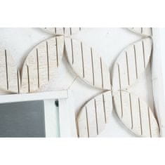 DKD Home Decor Stensko ogledalo DKD Home Decor Zrcalo Beli mangov les Romb (154 x 4 x 92 cm)
