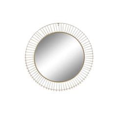 DKD Home Decor Stensko ogledalo DKD Home Decor Golden Metal Crystal 80 x 8 x 80 cm