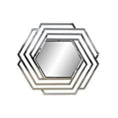 DKD Home Decor Stensko ogledalo DKD Home Decor Crystal Silver Stainless steel Shabby Chic (71 x 2 x 81 cm)