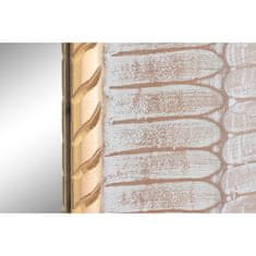 DKD Home Decor Stensko ogledalo DKD Home Decor Crystal Golden White MDF Wood (93 x 6 x 180 cm)