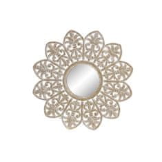 DKD Home Decor Stensko ogledalo DKD Home Decor Flower White MDF Wood Stripped (89 x 2 x 89 cm)
