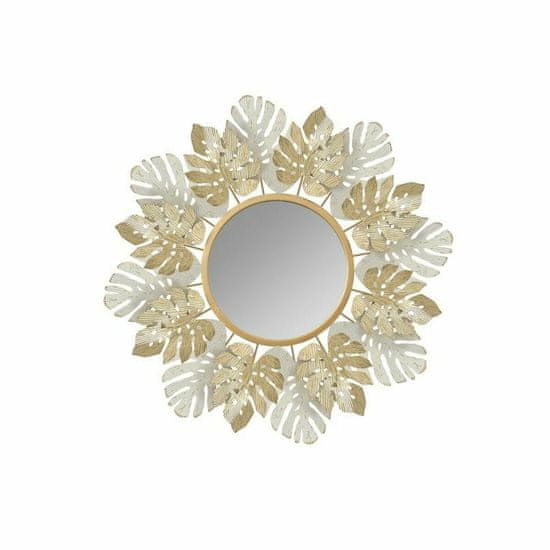DKD Home Decor Stensko ogledalo DKD Home Decor Kovinski list rastline (78,7 x 5,7 x 78,7 cm)