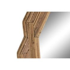 DKD Home Decor Stensko ogledalo DKD Home Decor 80 x 2 x 80 cm Naravna rjava Urban