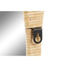 BigBuy Stensko ogledalo DKD Home Decor Rjav ratan ventilator Tropical (50 x 2,5 x 72 cm)