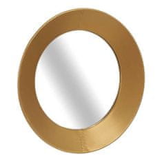 BigBuy Stensko ogledalo Crystal Golden Metal (7,5 x 60 x 60 cm)