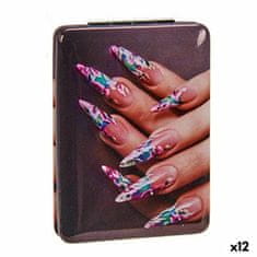 BigBuy Povečevalno zrcalo za nohte (2,5 x 8,5 x 6,2 cm) (12 enot)