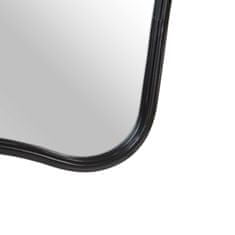 BigBuy Stensko ogledalo 68 x 2,5 x 147 cm Črna kovina