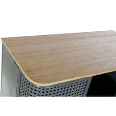 DKD Home Decor Police DKD Home Decor Natural Grey Metal Wood 2 police (79 x 39 x 133 cm)