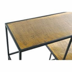 DKD Home Decor Police DKD Home Decor Črni zlati aluminij 140 x 30 x 85 cm (1)