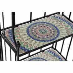 DKD Home Decor Police DKD Home Decor Mosaic Ceramic Black Multicolour Ironwork 3 police (54 x 29 x 121 cm) (54 x 29 x 121 cm)