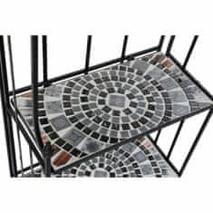 DKD Home Decor Police DKD Home Decor Mosaic Ceramic Black Multicolour Ironwork 3 police (54 x 29 x 121 cm) (54 x 29 x 121 cm)