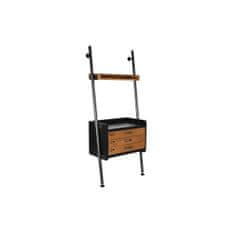 DKD Home Decor Regali DKD Home Decor Fir Natural Black Metal 1 police (67 x 40 x 155 cm)