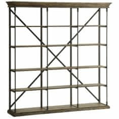 DKD Home Decor Police DKD Home Decor Sheesham Brown Temno rjava Svetlo siva Les Kovina 213 x 43 x 220 cm