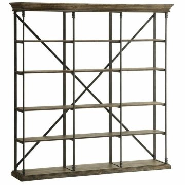 DKD Home Decor Police DKD Home Decor Sheesham Brown Temno rjava Svetlo siva Les Kovina 213 x 43 x 220 cm