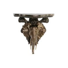 DKD Home Decor Shelve DKD Home Decor Slon Zlata smola (36,5 x 16,5 x 36 cm)