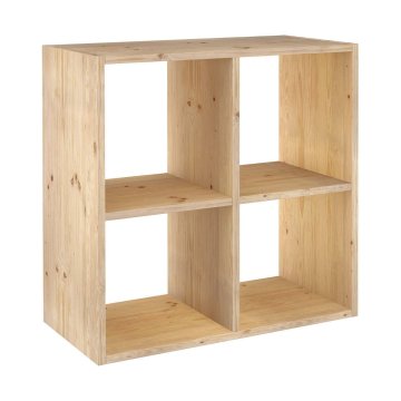 BigBuy Police Astigarraga 2x2 Dinamic Pinewood (70,8 x 70,8 x 33 cm)