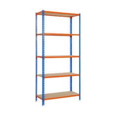 BigBuy Regali Simon Rack Maderclick 5/400 750 kg kovinski 5 polic iz iverne plošče (180 x 90 x 40 cm)