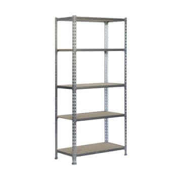 BigBuy Regali Simon Rack Maderclick 5/400 750 kg kovinski les 5 polic iz iverne plošče (180 x 90 x 40 cm)