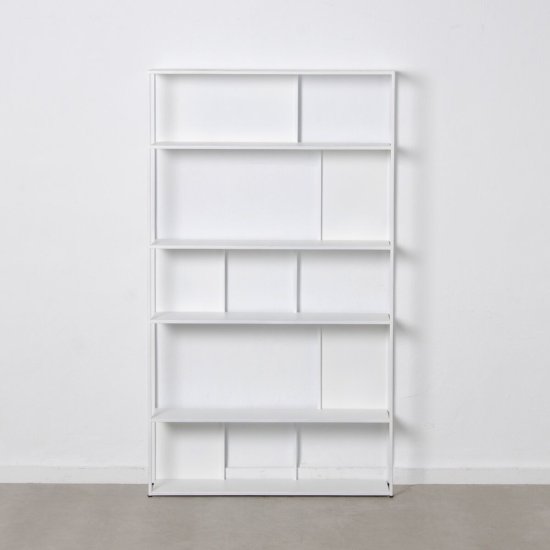 BigBuy Police SQUARE 100 x 22 x 175 cm Kovina Bela