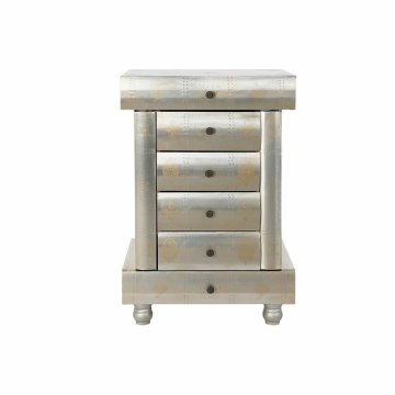 DKD Home Decor Komoda DKD Home Decor Les Aluminij (50 x 35 x 76 cm)