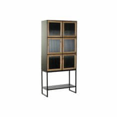 DKD Home Decor Omarica DKD Home Decor Črna les Kovina Kristal (80 x 35 x 180 cm)