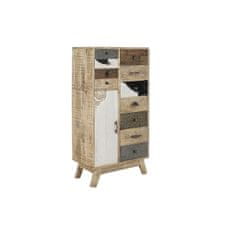 DKD Home Decor Šifoniera DKD Home Decor Kovina Usnje Medenina Mango les (55 x 30 x 110 cm)