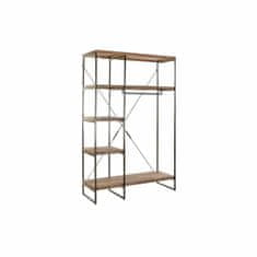 DKD Home Decor Garderoba DKD Home Decor Rjava črna kovina Mango les 130 x 47 x 205 cm