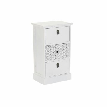 DKD Home Decor Komoda DKD Home Decor Bela Siva Paolownia les 36 x 25 x 62 cm