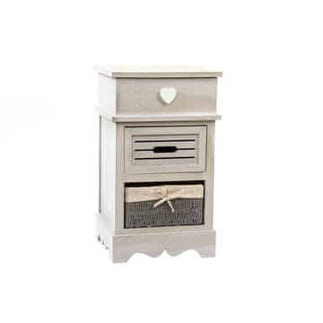 DKD Home Decor Komoda DKD Home Decor Beige Grey Wood Metal 30 x 40 cm 36 x 31 x 61 cm