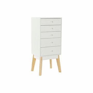 DKD Home Decor Komoda DKD Home Decor Natural MDF White (40 x 30 x 90 cm)